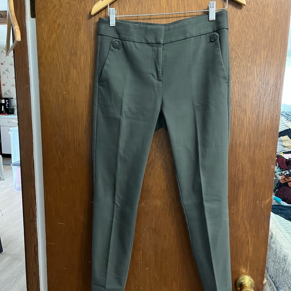 LOFT Dark Green Work Trousers